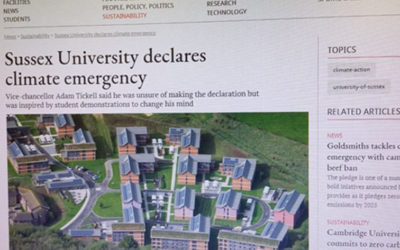 University Business article puts a spotlight on University of Sussex’s solar pv installation
