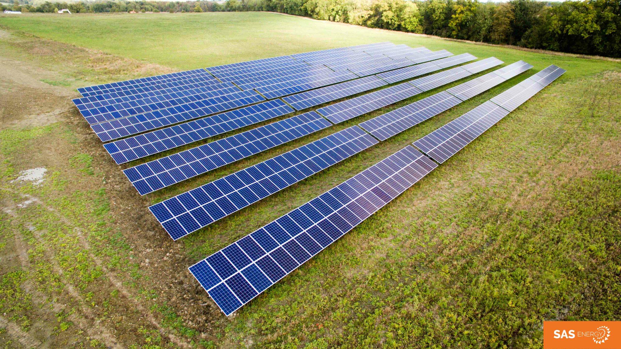 Wimpole ground mount Wimpole solar pv installation